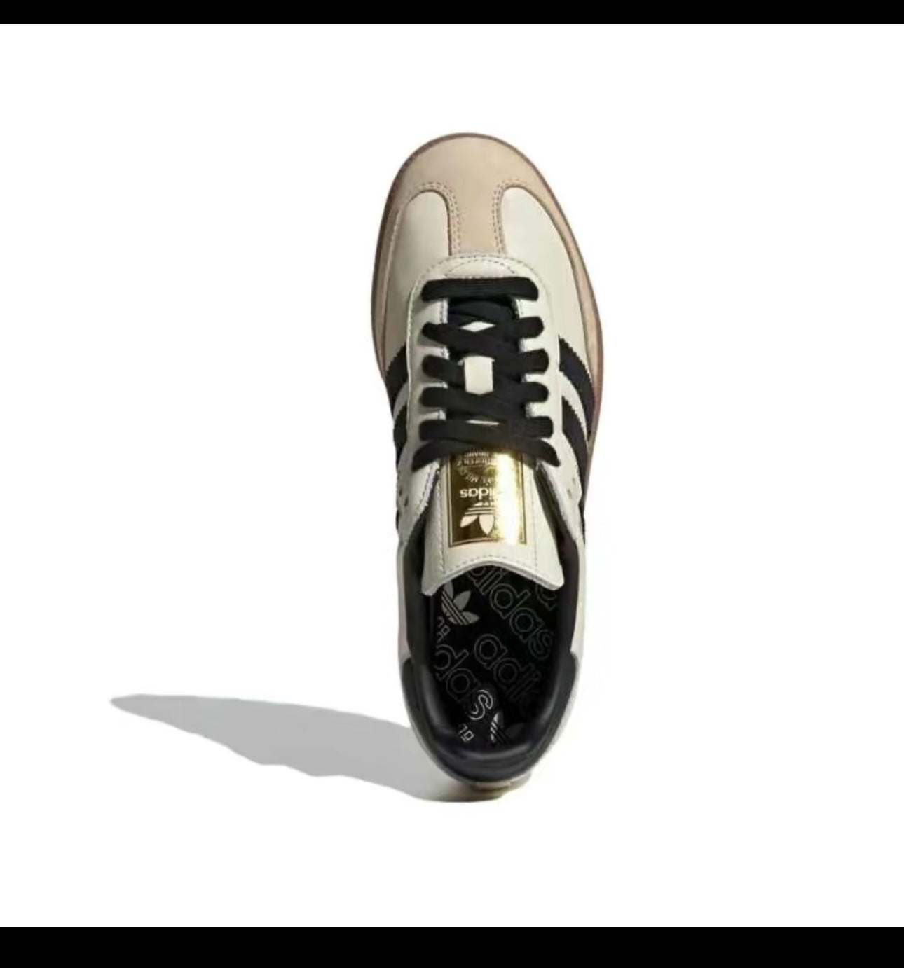 adidas Samba OG 'Cream White Sand Strata' Women's - Perfect for Casual Footwear Walking Shoes Trainer Leather Girl Sneaker Runner Training Athletic Running