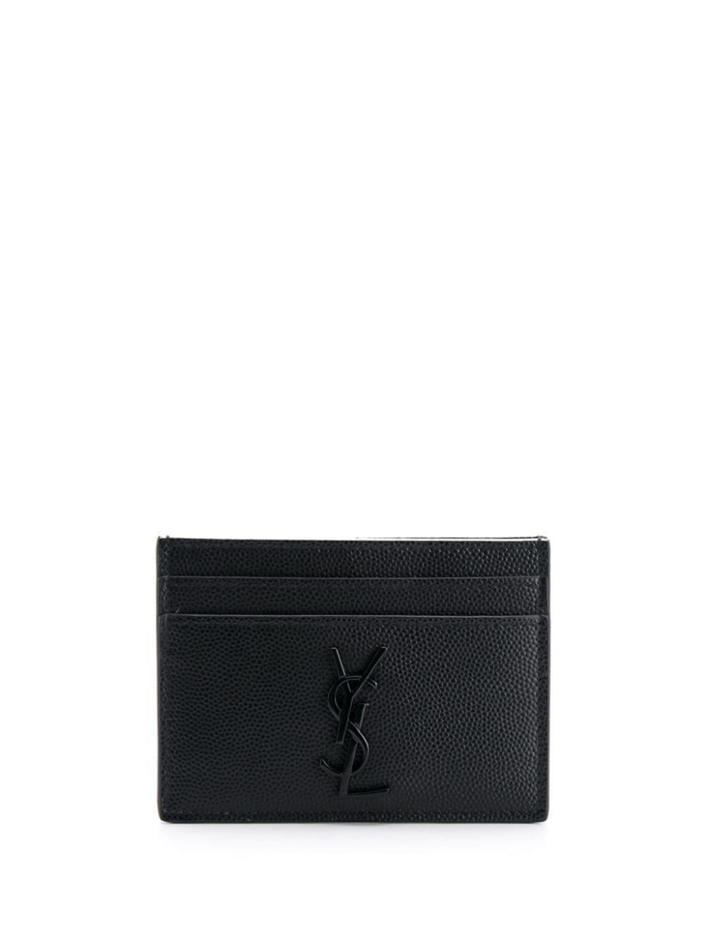 SAINT LAURENT Mini Monogram Credit Card Holder - SleekGait