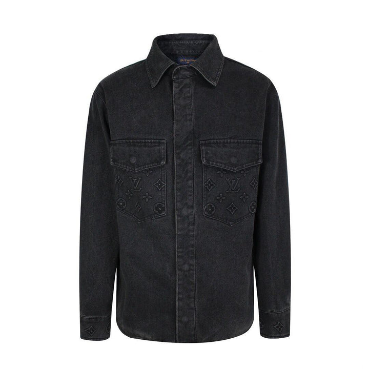 Louis Vuitton Denim Overshirt Black - SleekGait