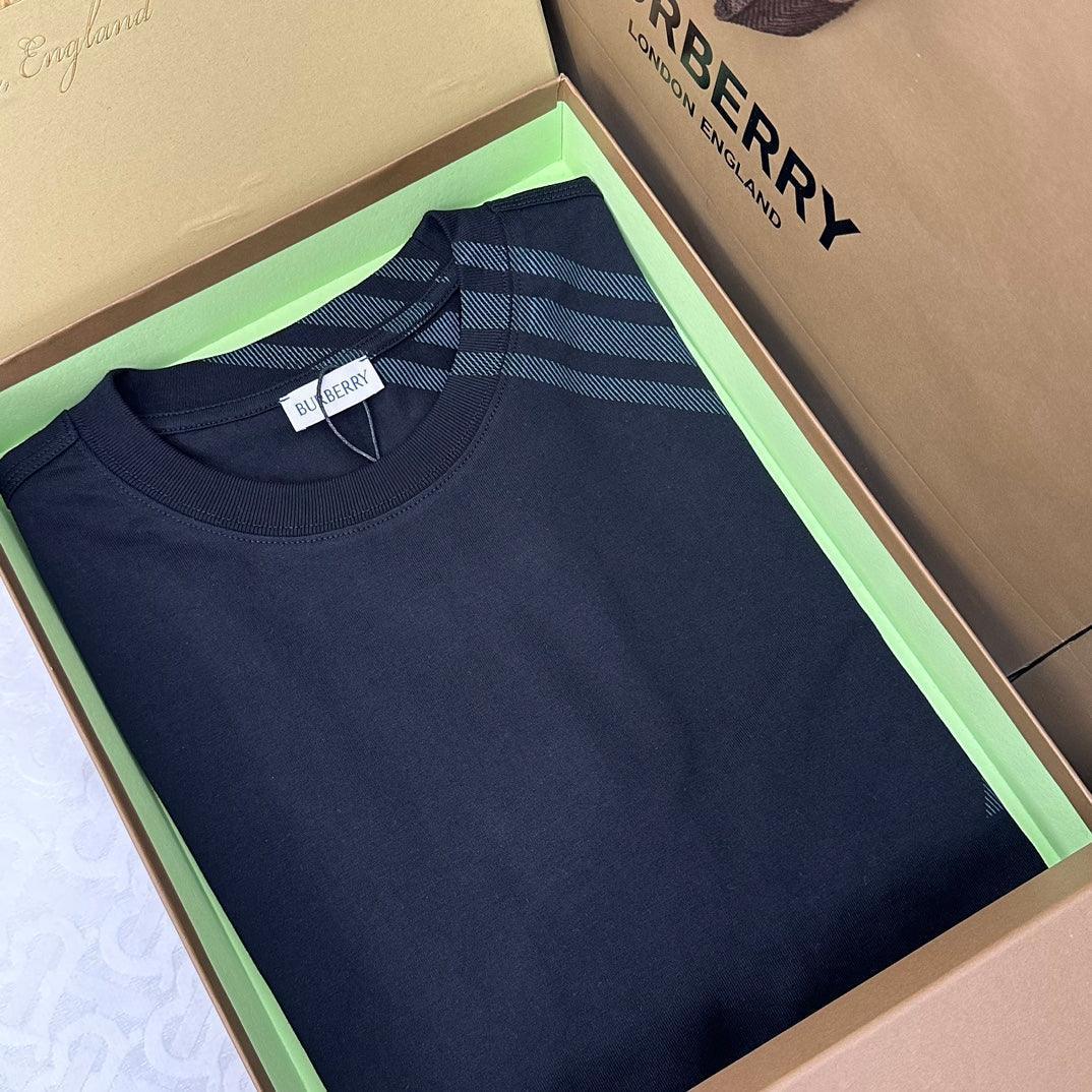 Burberry T-Shirt Without Collar 'Black' - SleekGait