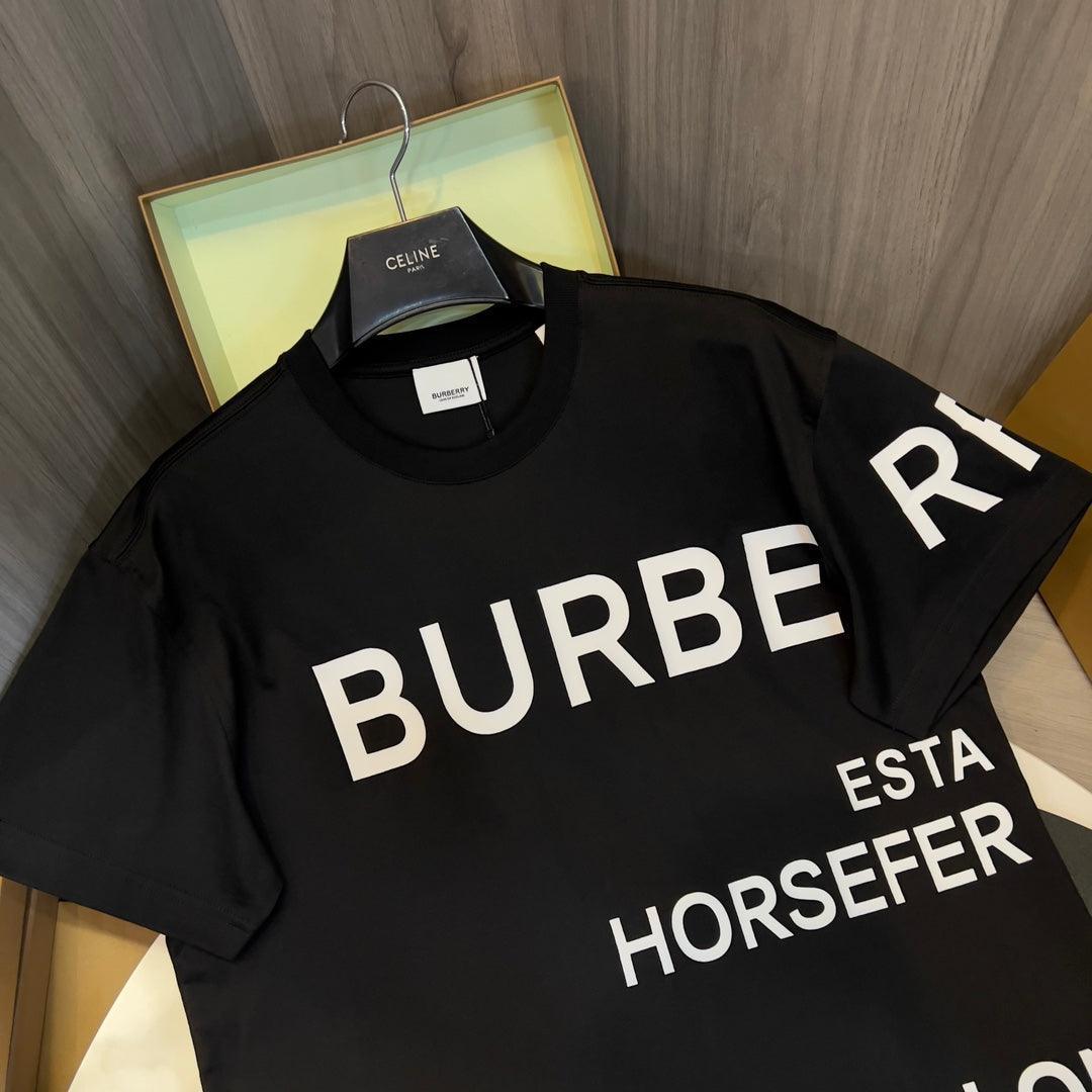 Burberry Black T-Shirt Without Collar - SleekGait