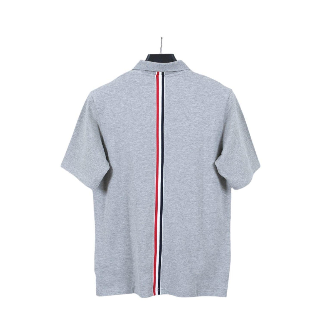 Thom Browne Grey T-Shirt with Collar - SleekGait