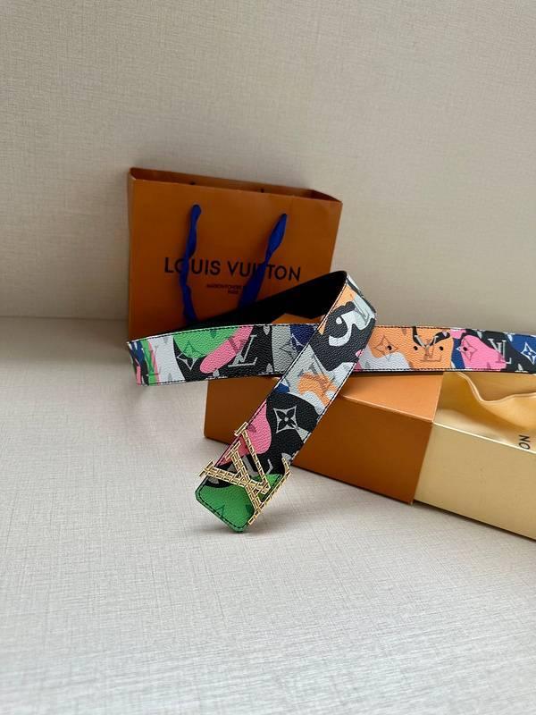 Louis Vuitton LV Initials Reversible Belt 'Multicolor' - SleekGait