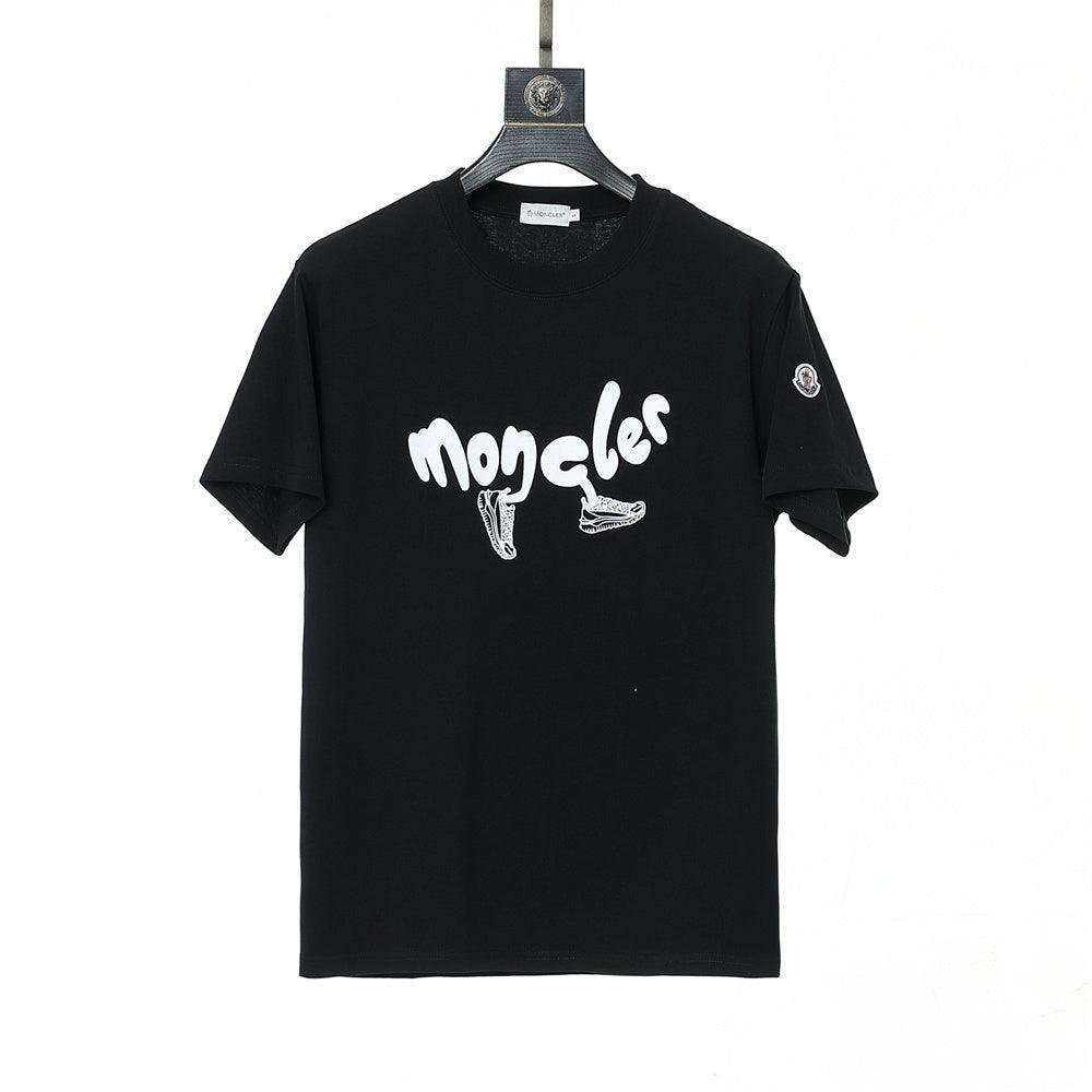Moncler T-Shirt Without Collar 'Black' - SleekGait