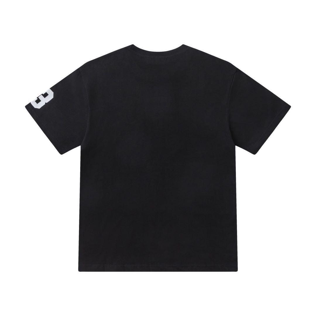 Amiri 22 Black T-Shirt Without Collar - SleekGait