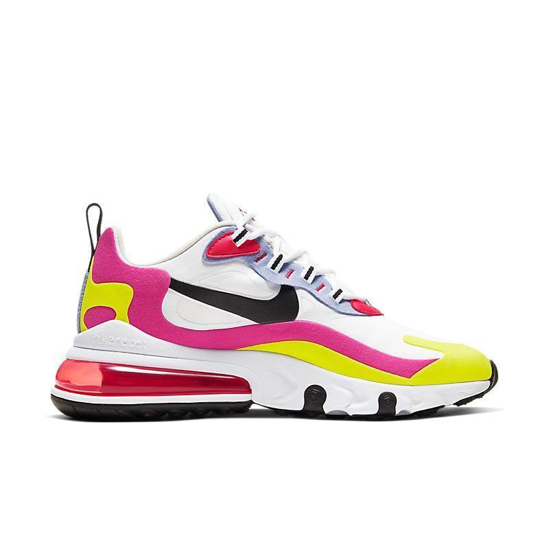 Nike Air Max 270 React 'White Pink Yellow' - SleekGait