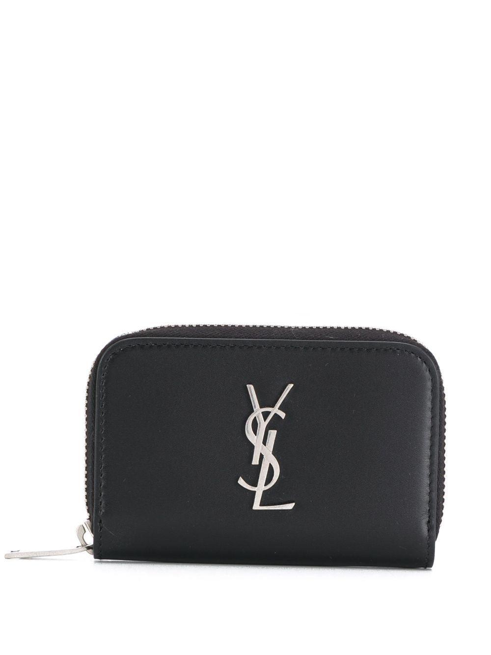 SAINT LAURENT Zipper Around Mini Wallet - SleekGait