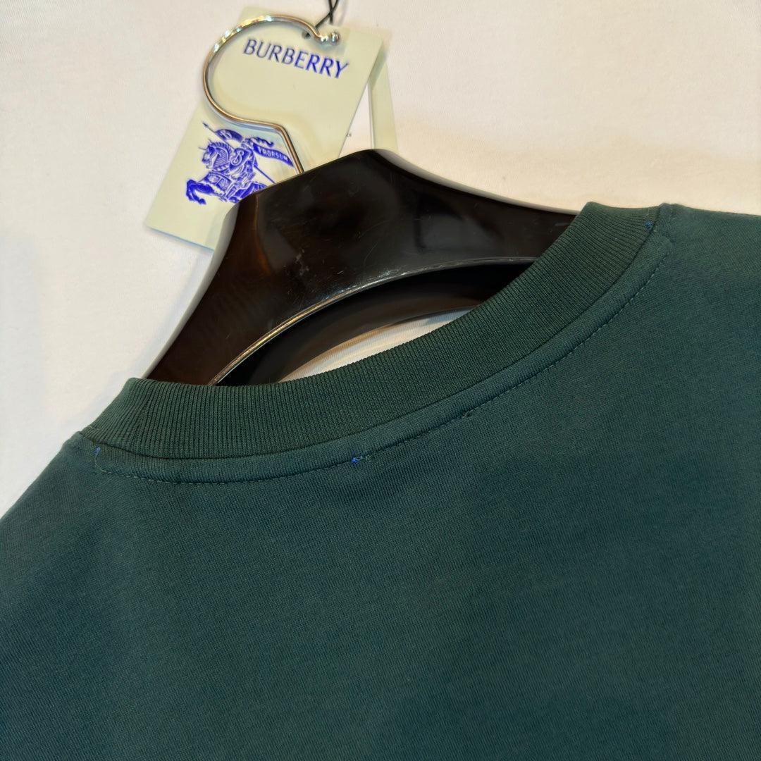 Burberry T-Shirt Without Collar 'Green' - SleekGait