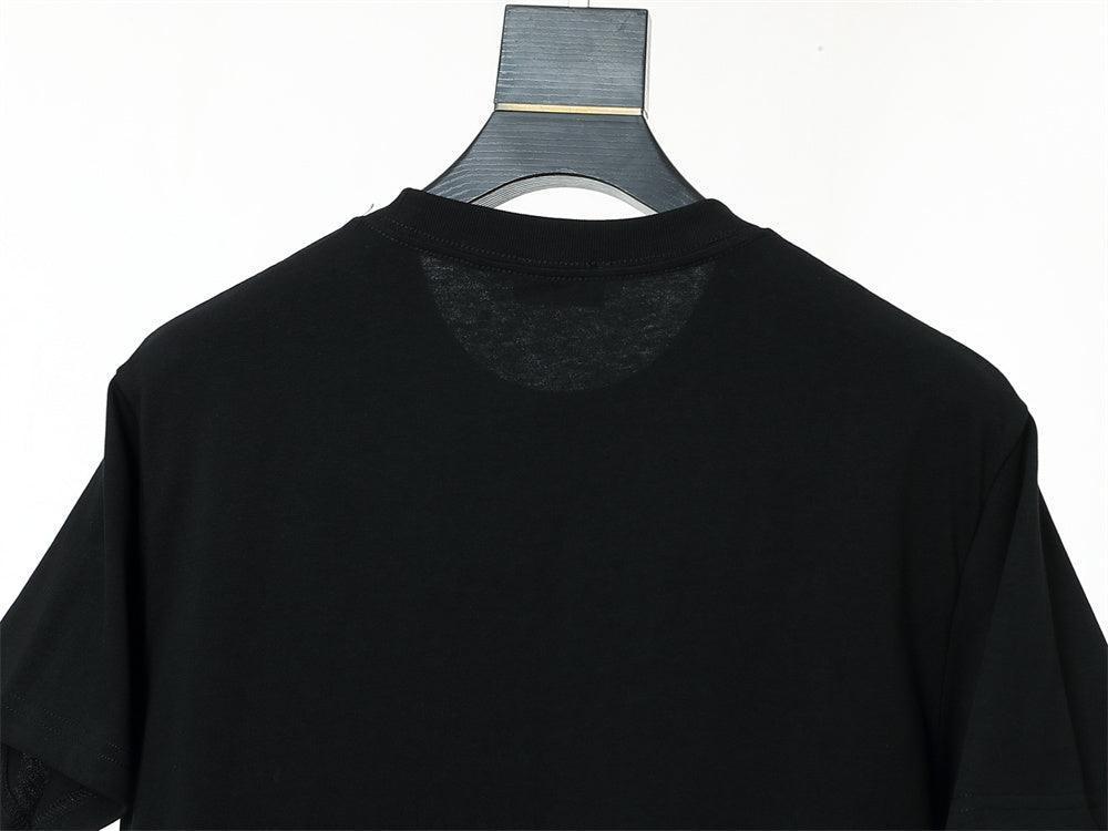 Fendi T-Shirt without Collar 'Black-Yellow' - SleekGait