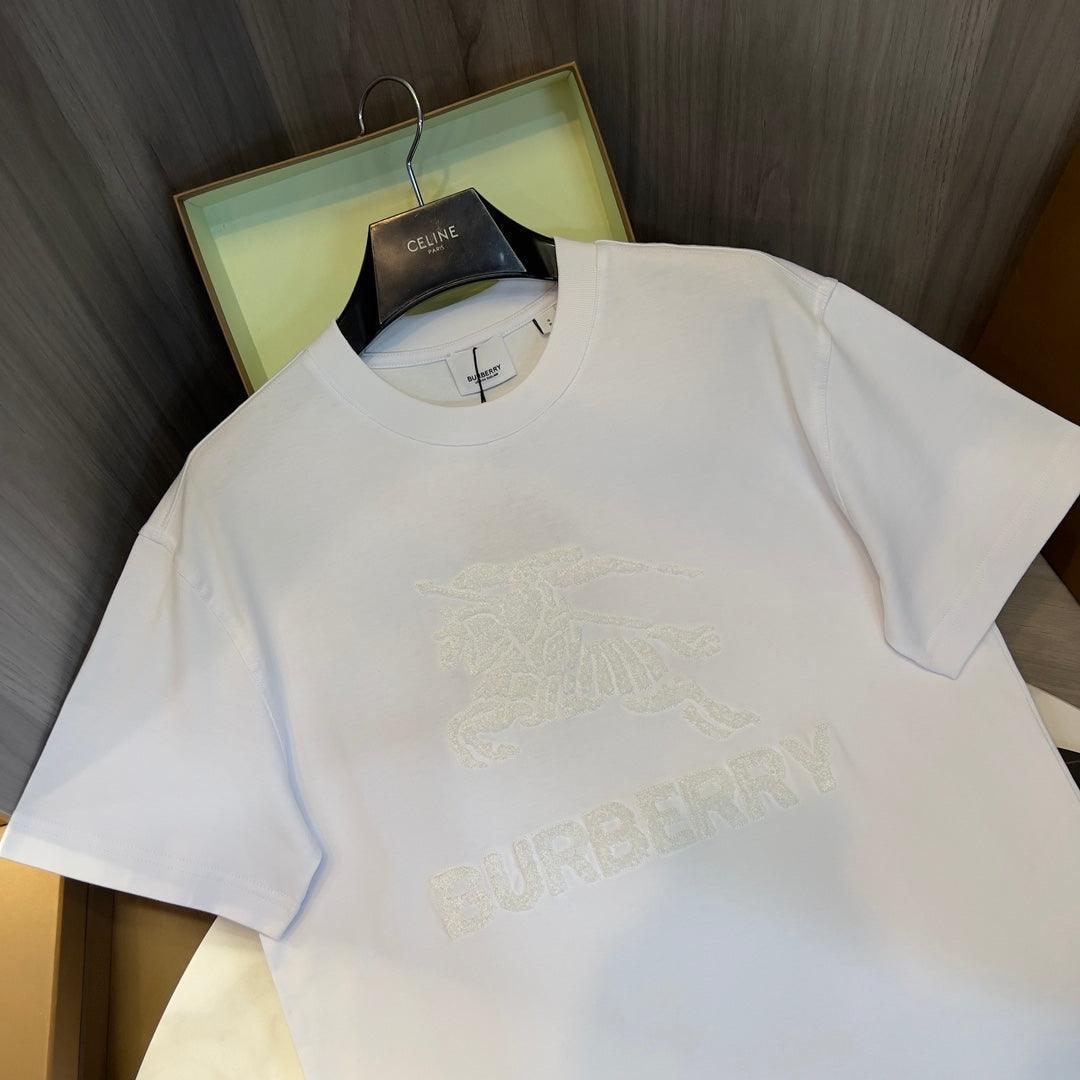 Burberry T-Shirt Without Collar 'White' - SleekGait