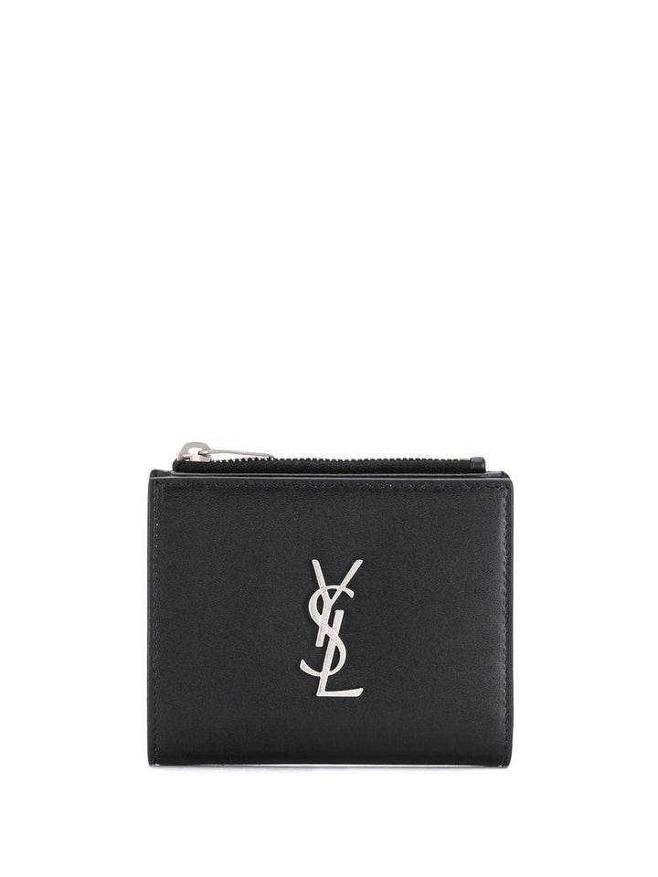 SAINT LAURENT Mini Ultracalves Leather Wallet - SleekGait