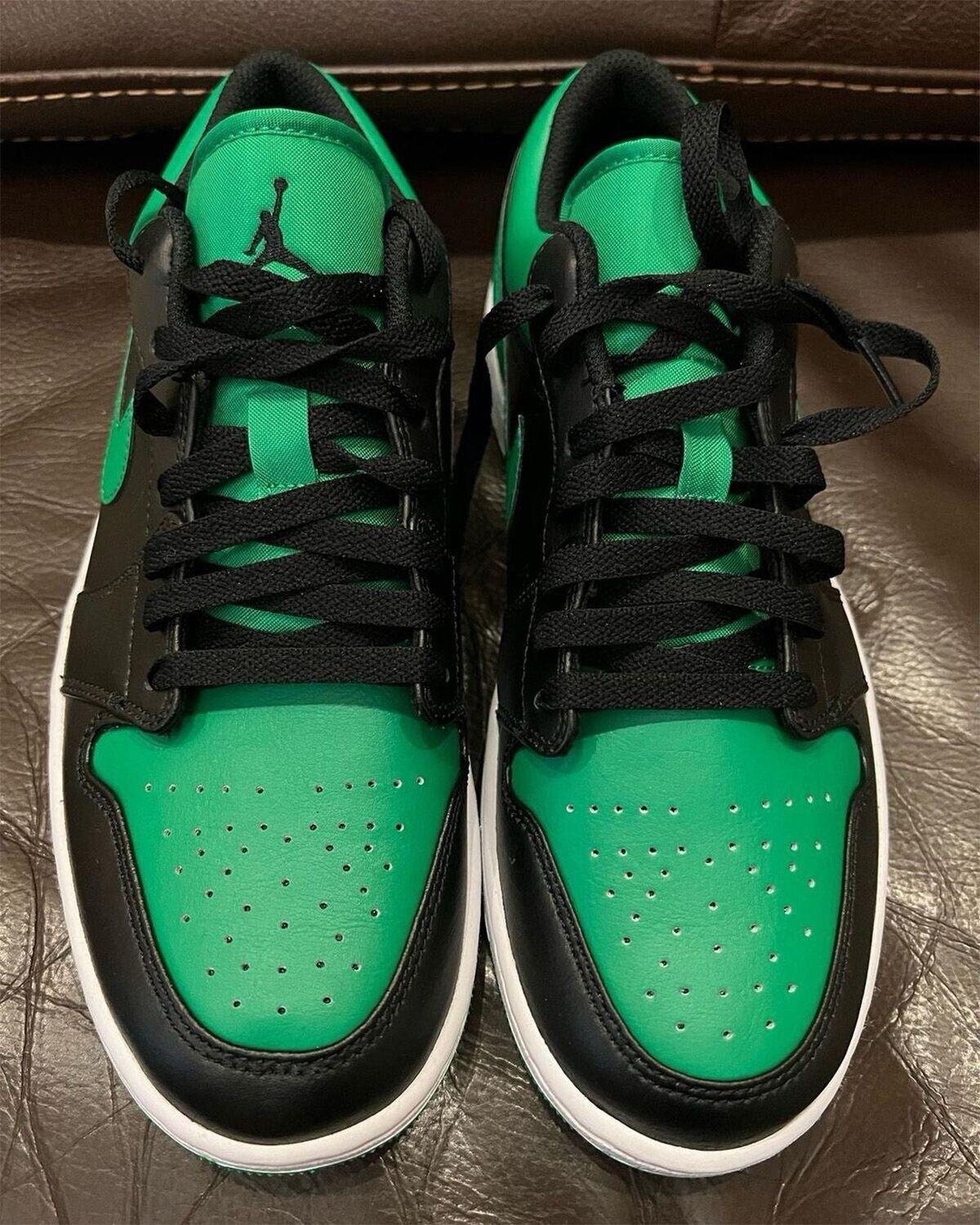 Air Jordan 1 Low Lucky Green 553558-065 Men Size 8-13 - SleekGait