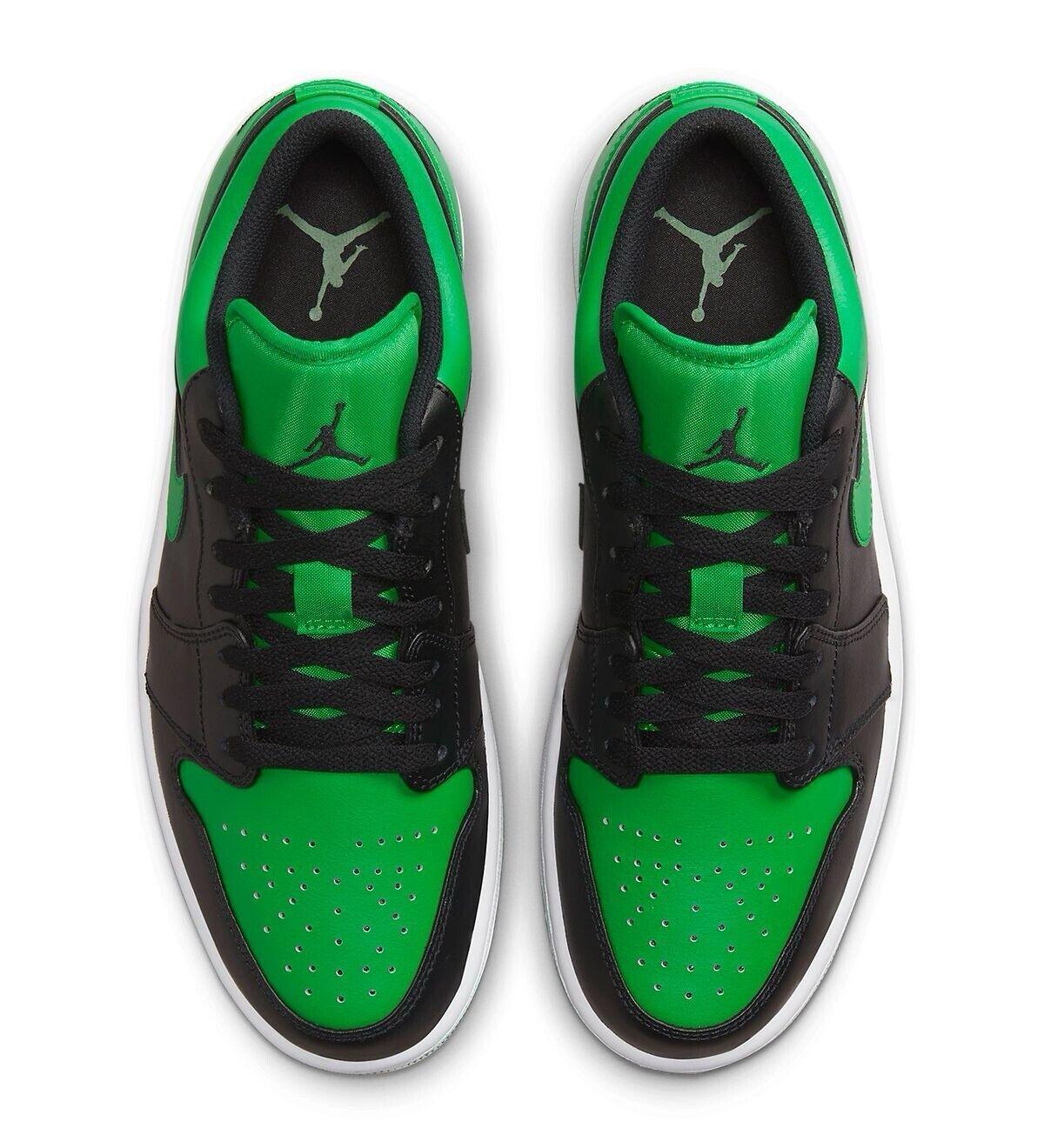 Air Jordan 1 Low Lucky Green 553558-065 Men Size 8-13 - SleekGait