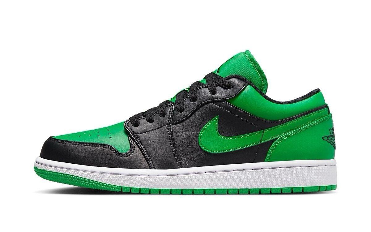 Air Jordan 1 Low Lucky Green 553558-065 Men Size 8-13 - SleekGait