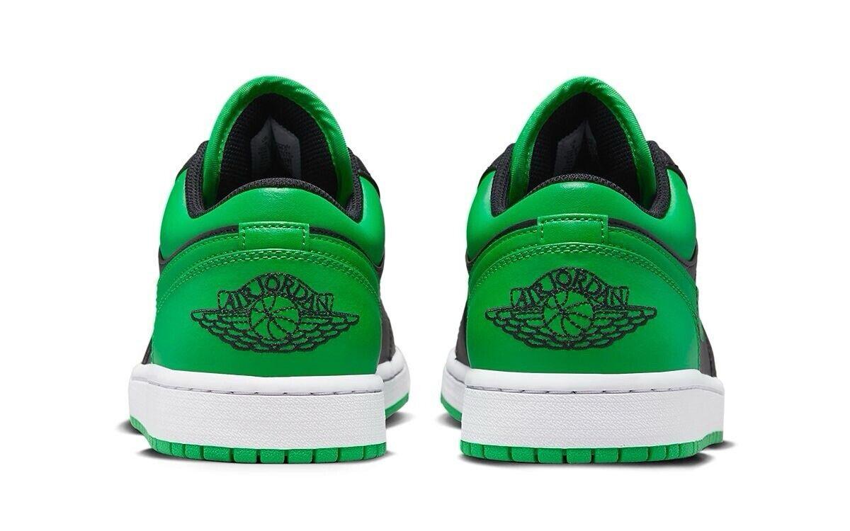 Air Jordan 1 Low Lucky Green 553558-065 Men Size 8-13 - SleekGait