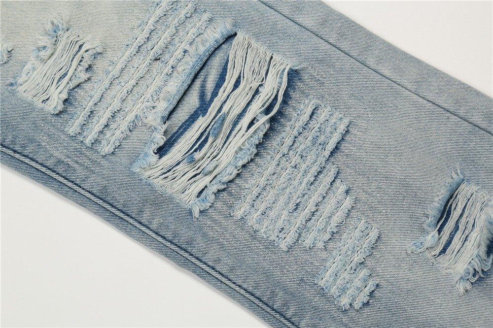 Fashion Flared Washed Jeans Men - SleekGait