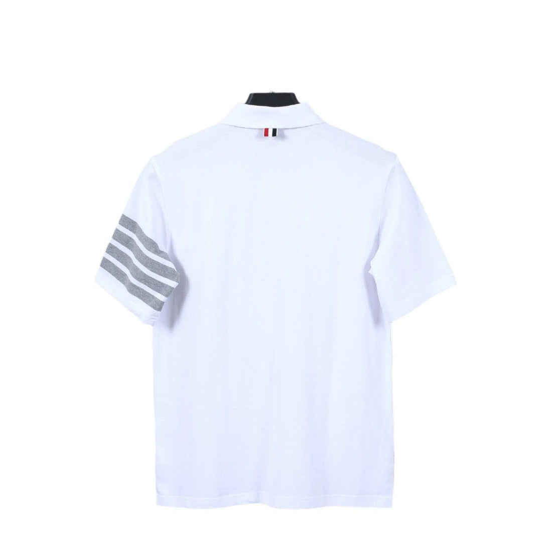 Thom Browne White T-Shirt with Collar - SleekGait