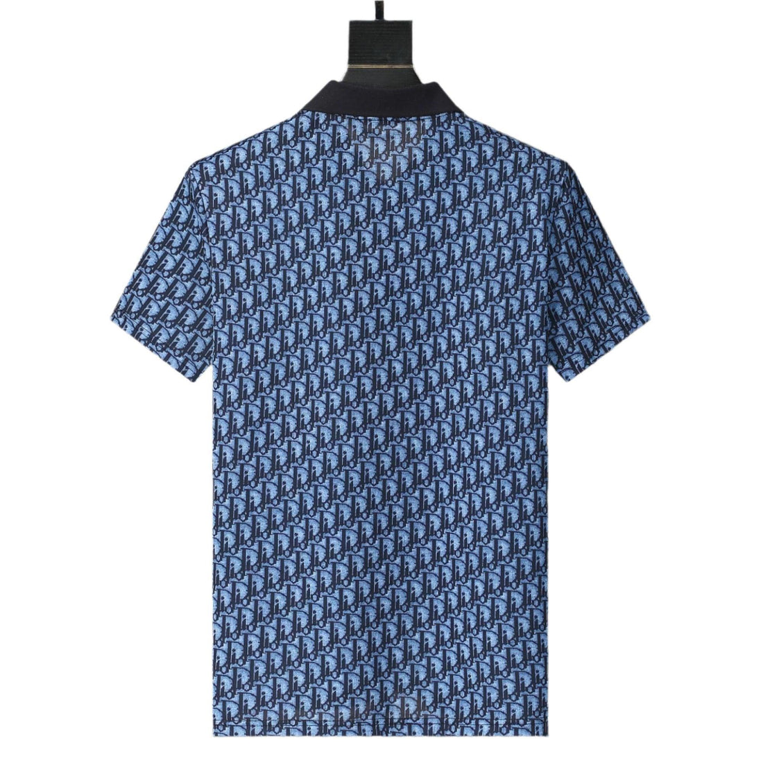 Dior Blue T-Shirt With Collar - SleekGait