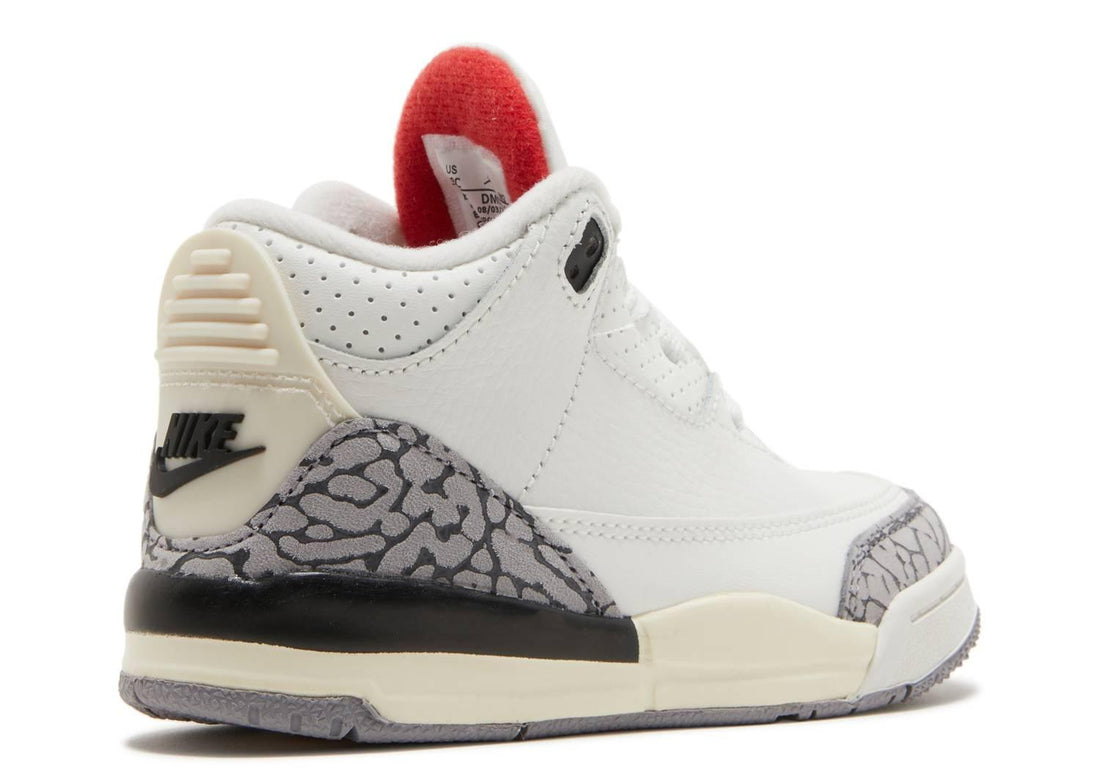 Air Jordan 3 Retro TD/PS 'White Cement Reimagined' - SleekGait