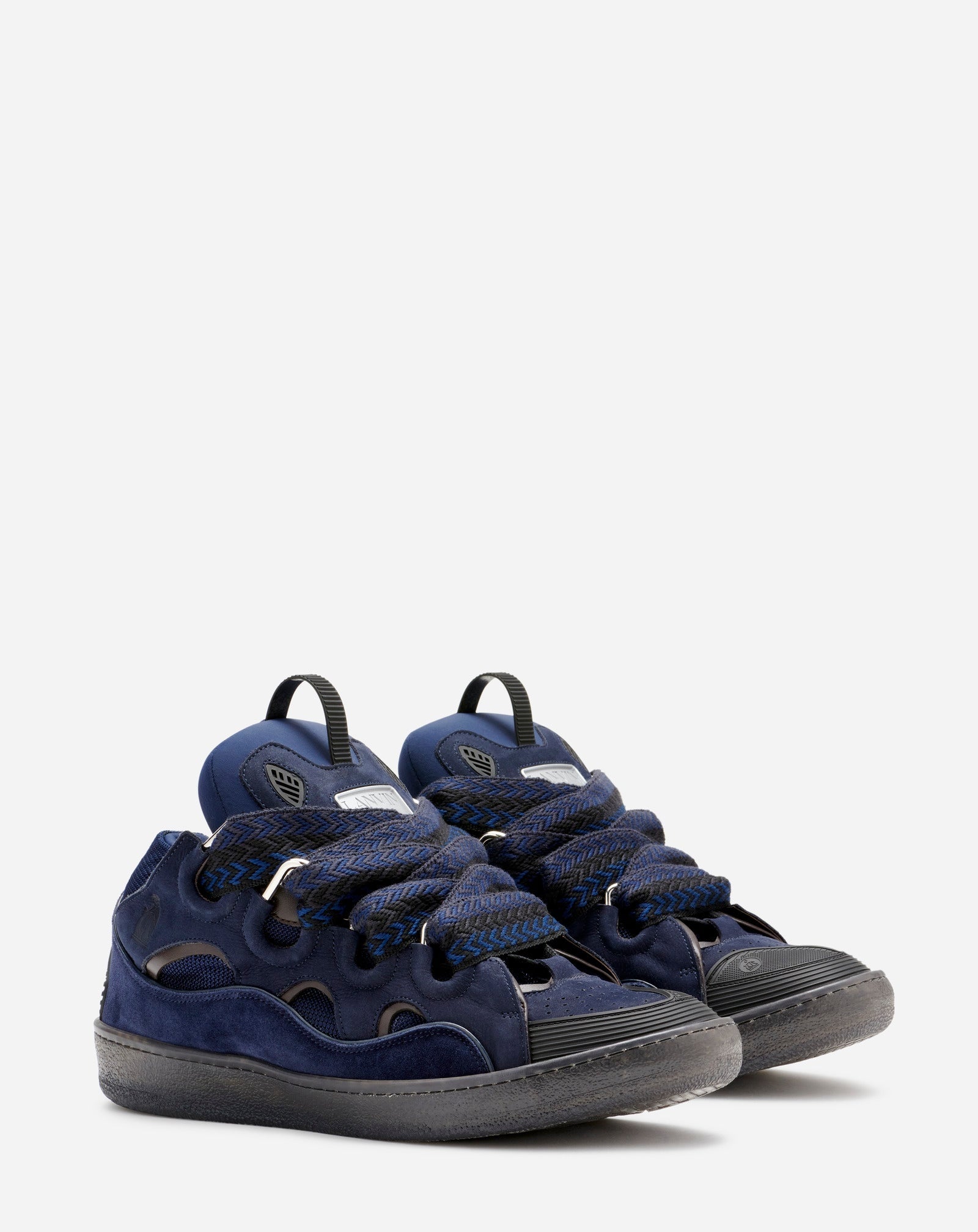 Lanvin LEATHER CURB SNEAKERS
