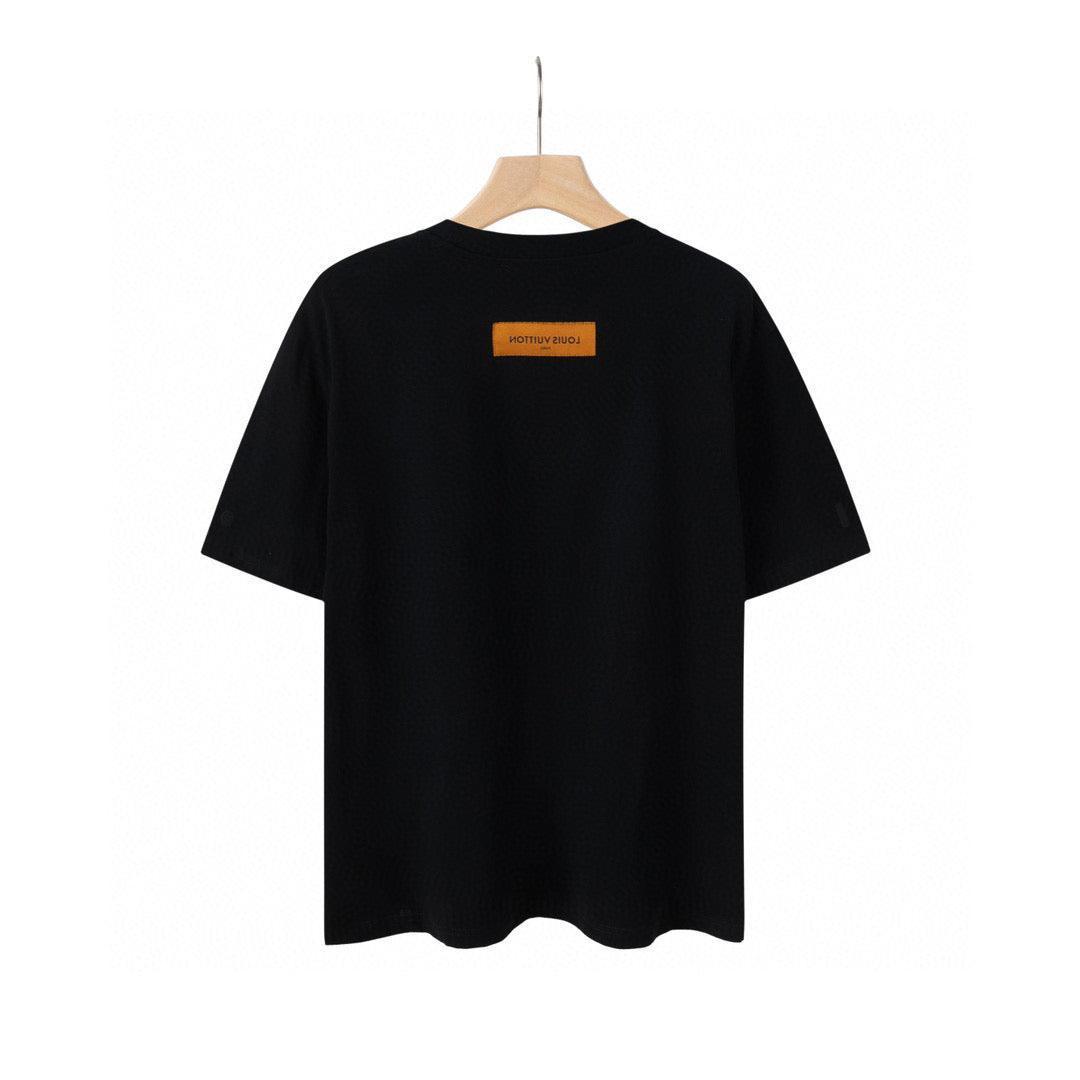 Louis Vuitton T-Shirt Without Collar 'Black' - SleekGait