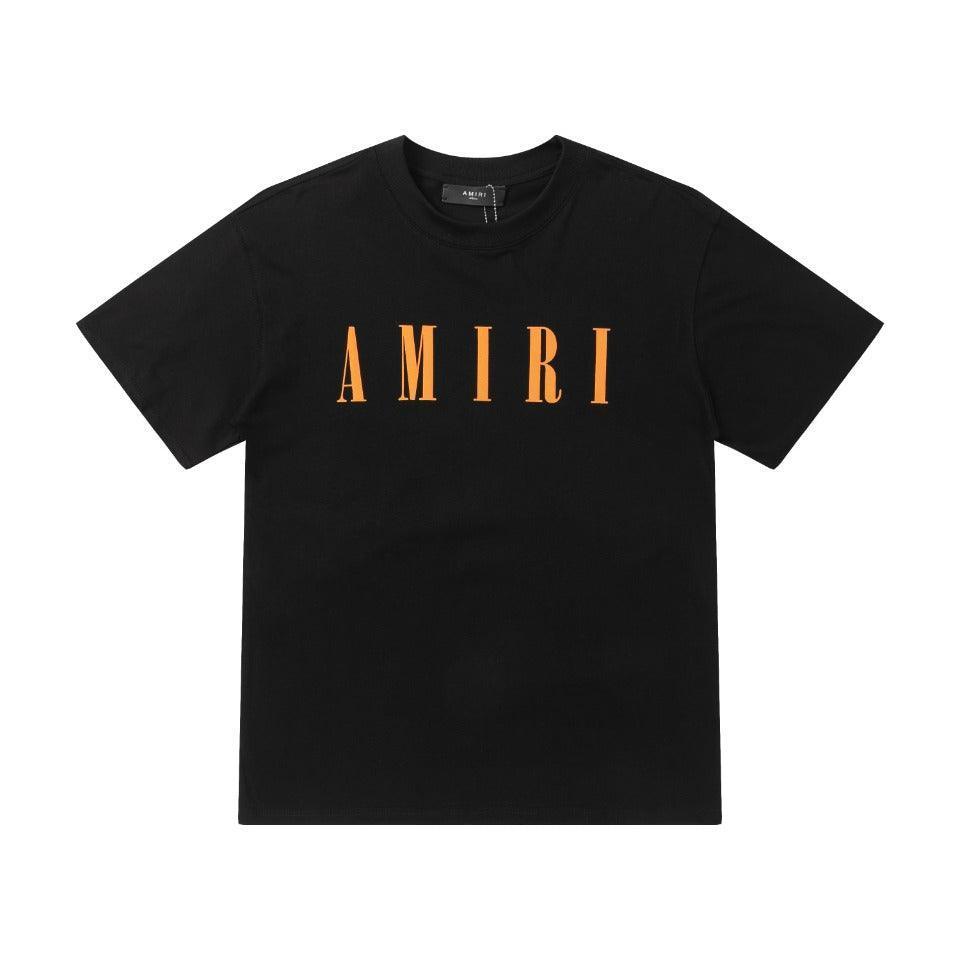 Amiri Black T-Shirt Without Collar - SleekGait