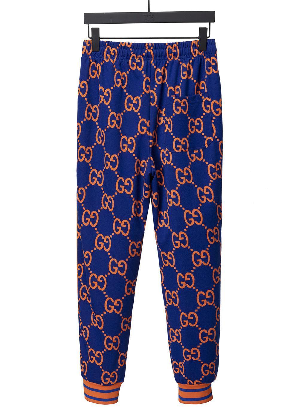 Gucci Long Pant 'Blue/Orange' - SleekGait