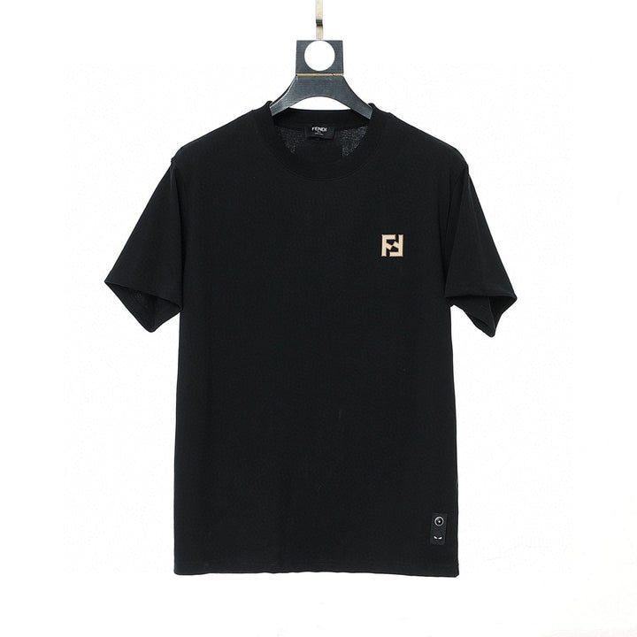 Fendi T-Shirt without Collar 'Black' - SleekGait