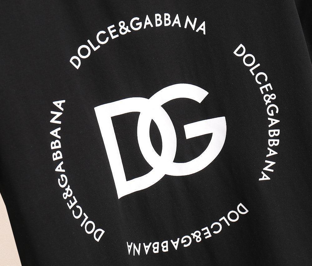 Dolce & Gabbana T-Shirt Without Collar 'Black & White' - SleekGait