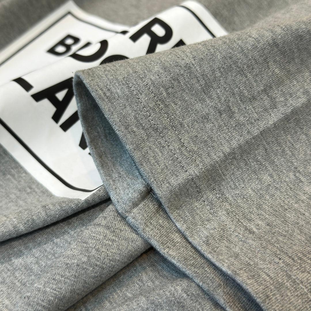 Burberry Grey T-Shirt Without Collar - SleekGait