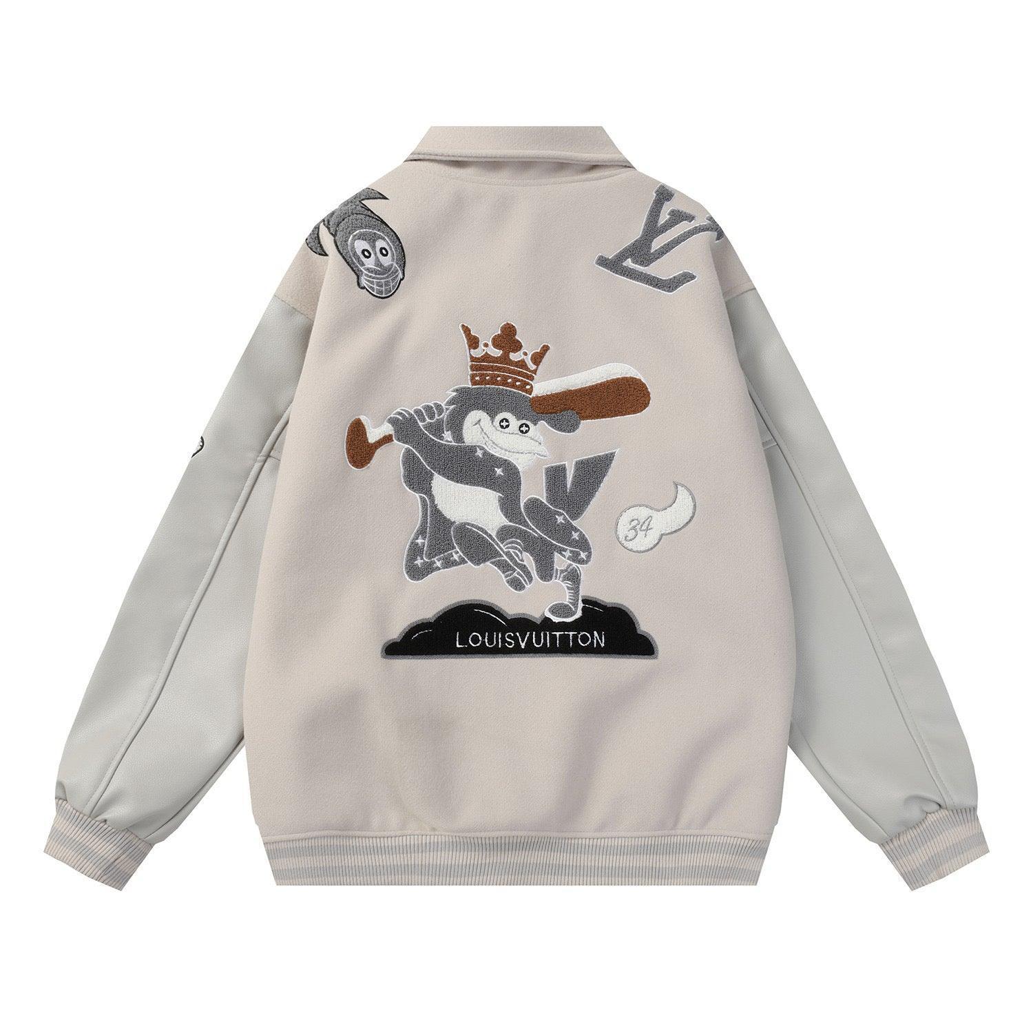 LOUIS VUITTON Varsity Jacket 'Beige' - SleekGait