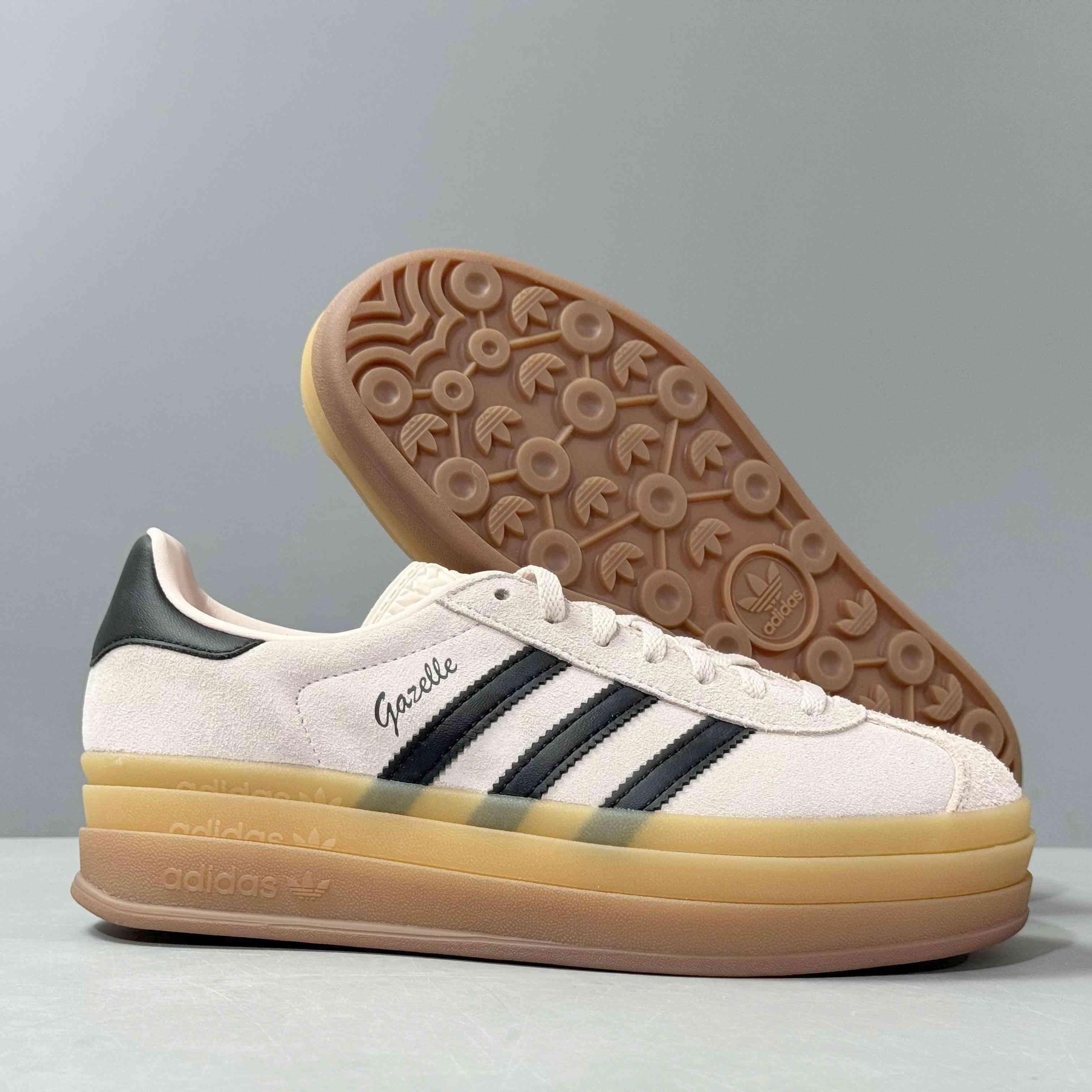 Adidas Originals Gazelle Bold 'Wonder Quartz Black Gum' - SleekGait