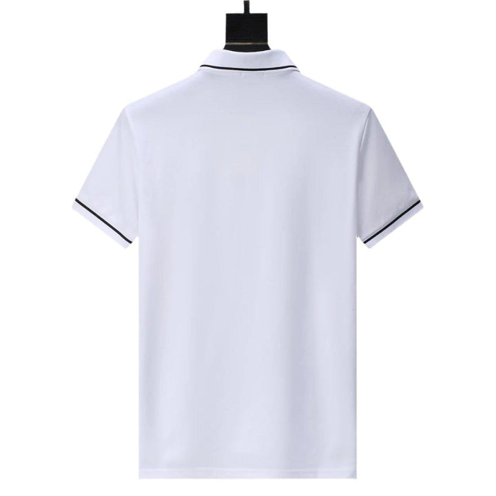 Celine White T-Shirt With Collar - SleekGait