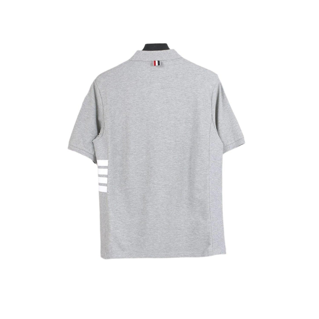 Thom Browne Grey T-Shirt with Collar - SleekGait