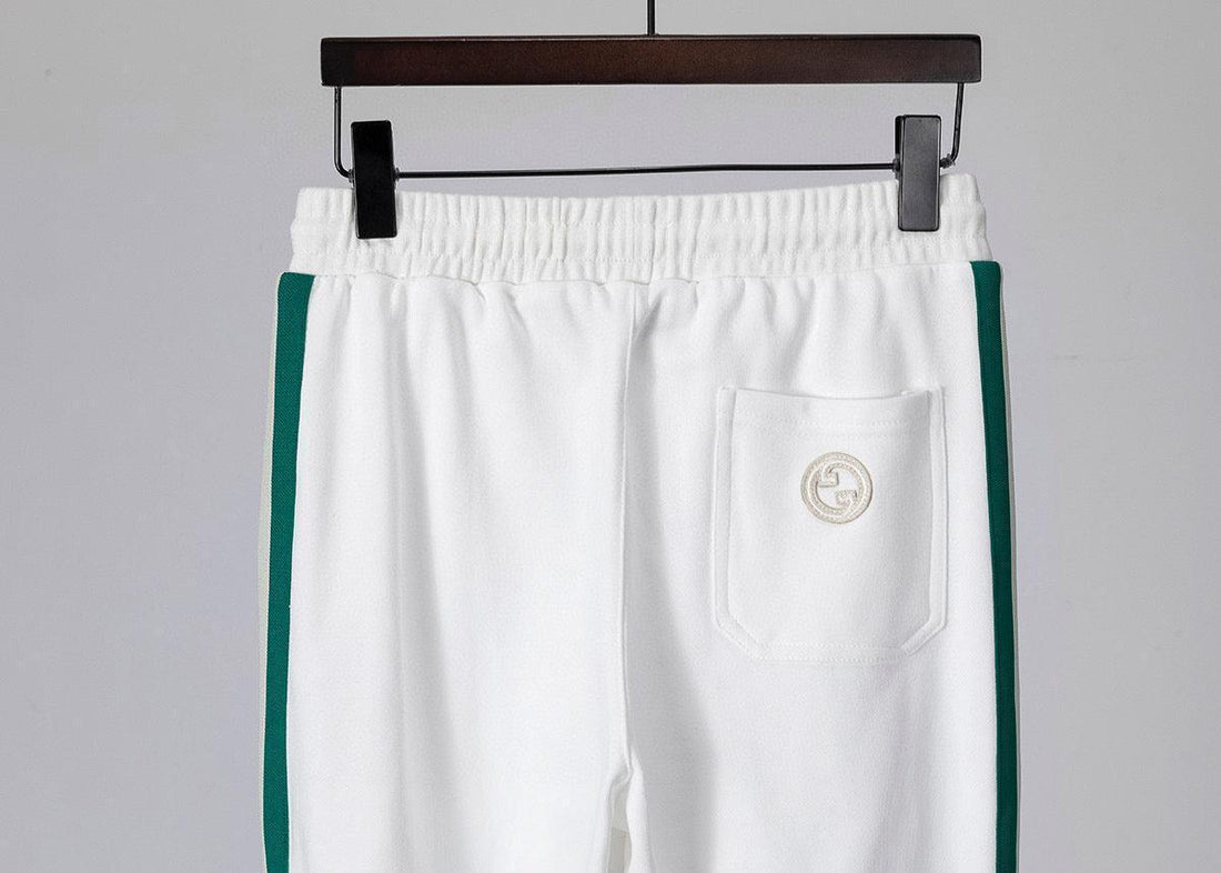 Gucci Long Pant 'White/Green' - SleekGait