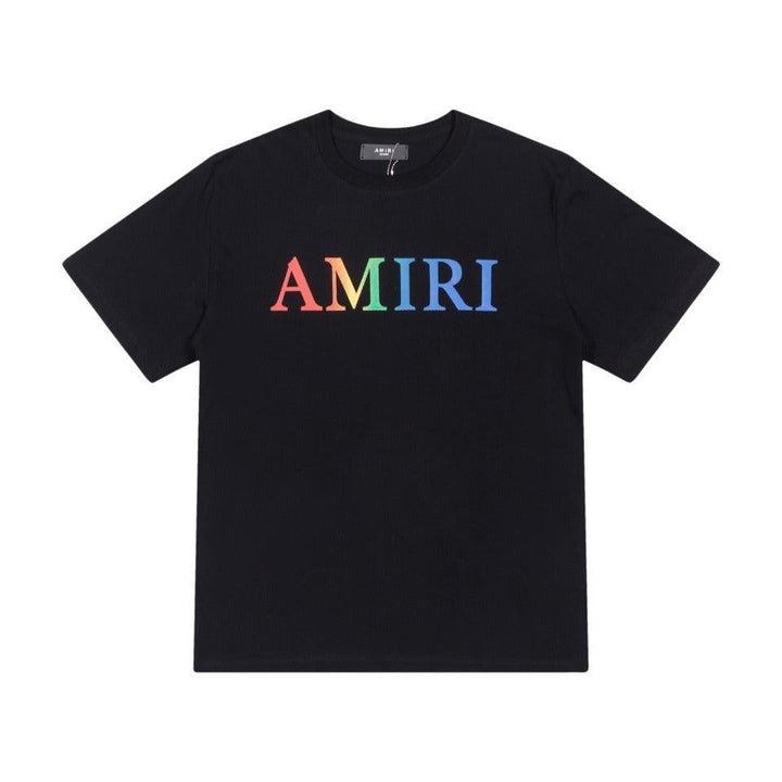 Amiri Black T-Shirt Without Collar - SleekGait