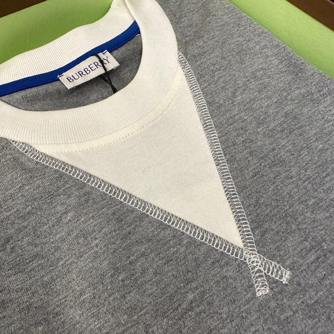 Burberry T-Shirt Without Collar 'Grey' - SleekGait