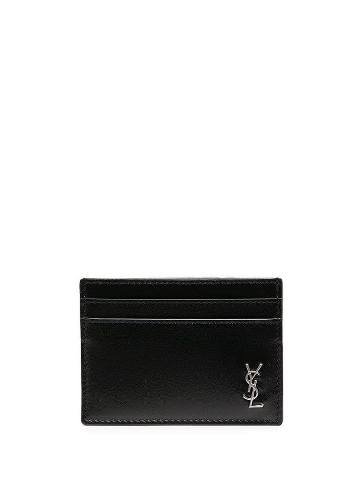 SAINT LAURENT Mini Monogram Credit Card Holder - SleekGait