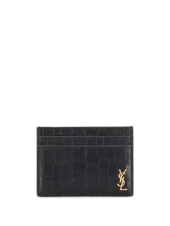 SAINT LAURENT Mini Cassandre Cardholder - SleekGait