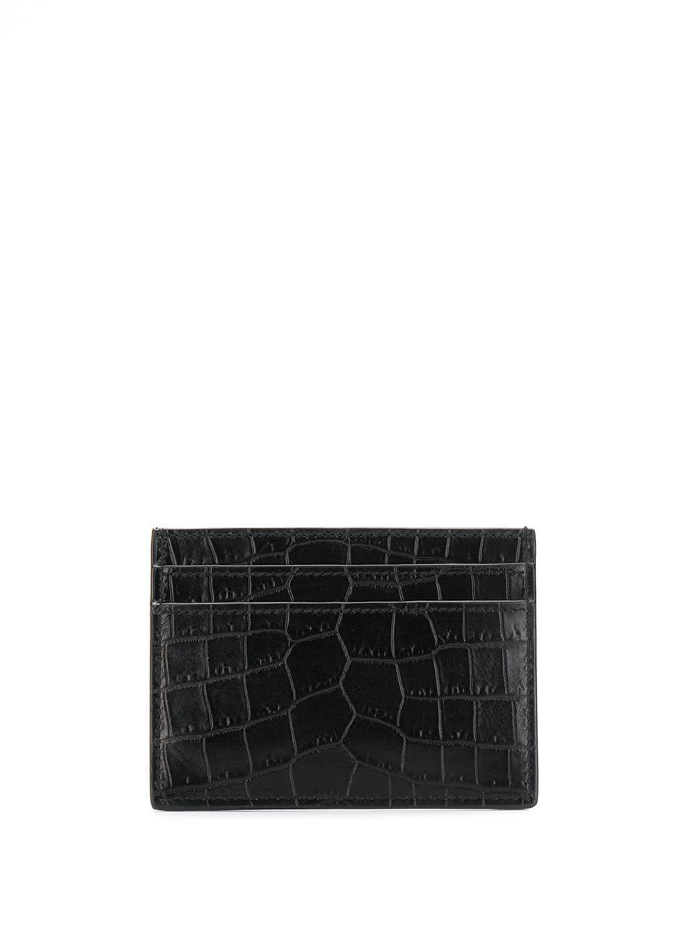 SAINT LAURENT Mini Cassandre Cardholder - SleekGait