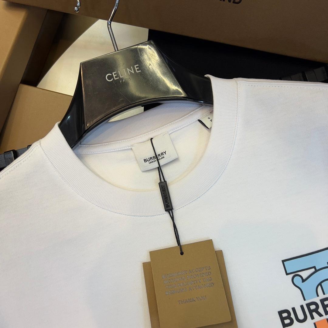 Burberry T-Shirt Without Collar 'White' - SleekGait