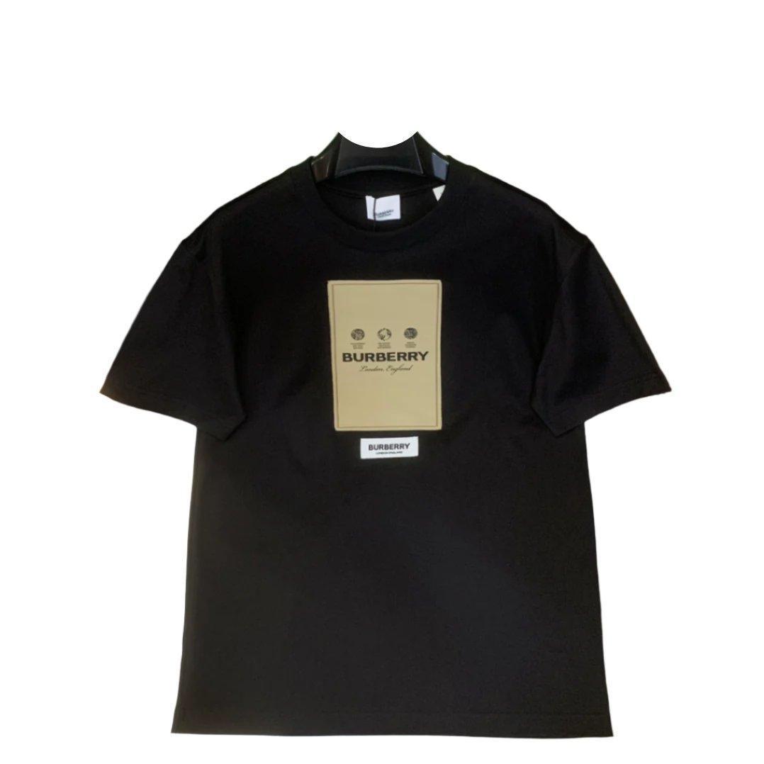 Burberry Black T-Shirt Without Collar - SleekGait