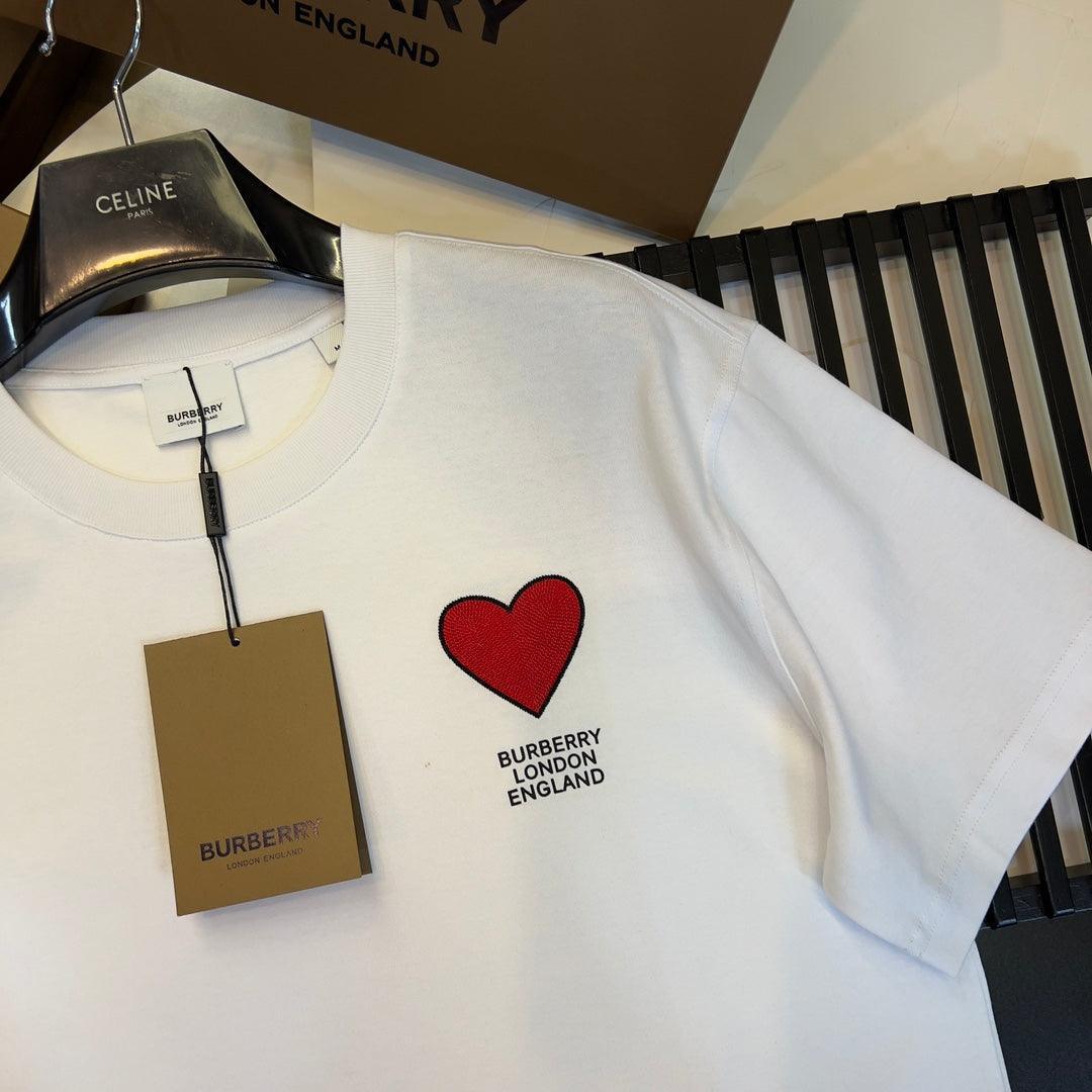 Burberry T-Shirt Without Collar 'White' - SleekGait