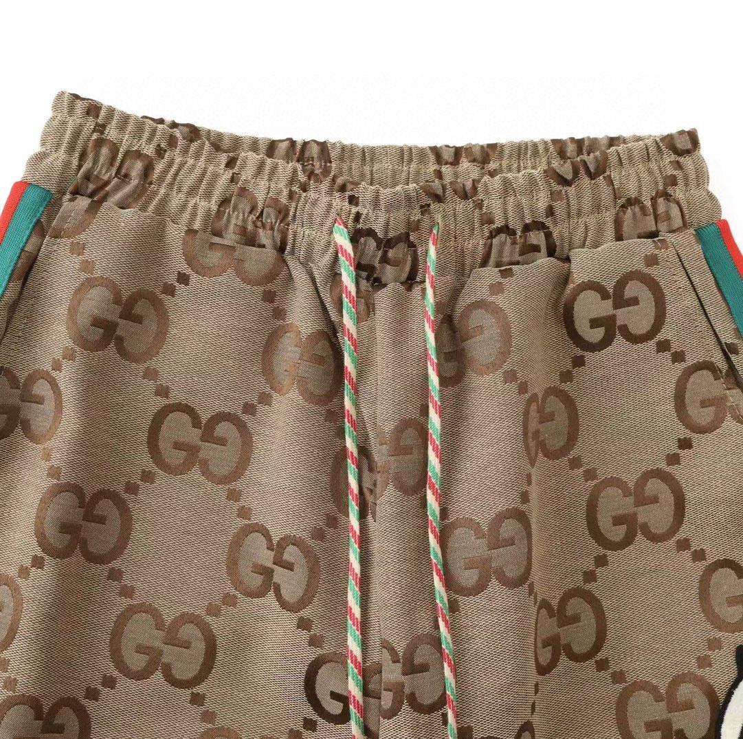 Gucci Long Pant 'Brown/Red/Green' - SleekGait