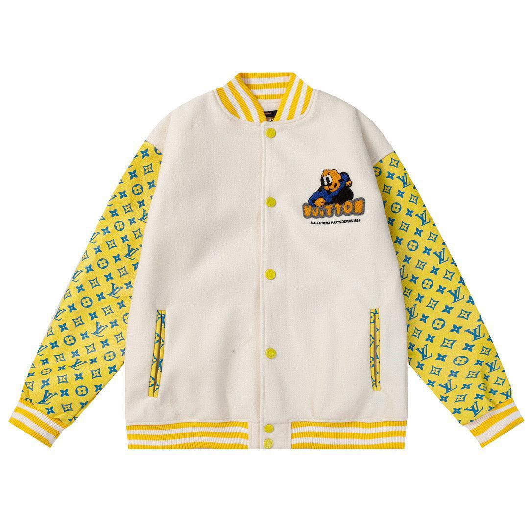 Louis Vuitton Yellow and Cream Jacket - SleekGait