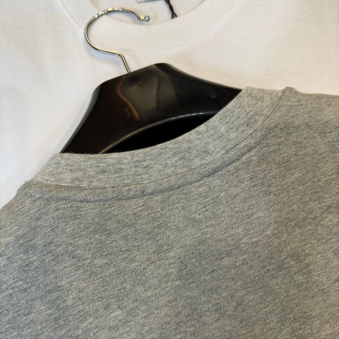 Burberry Grey T-Shirt Without Collar - SleekGait