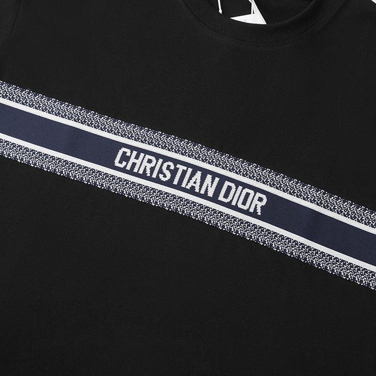 Dior T-Shirt Without Collar 'Black' - SleekGait