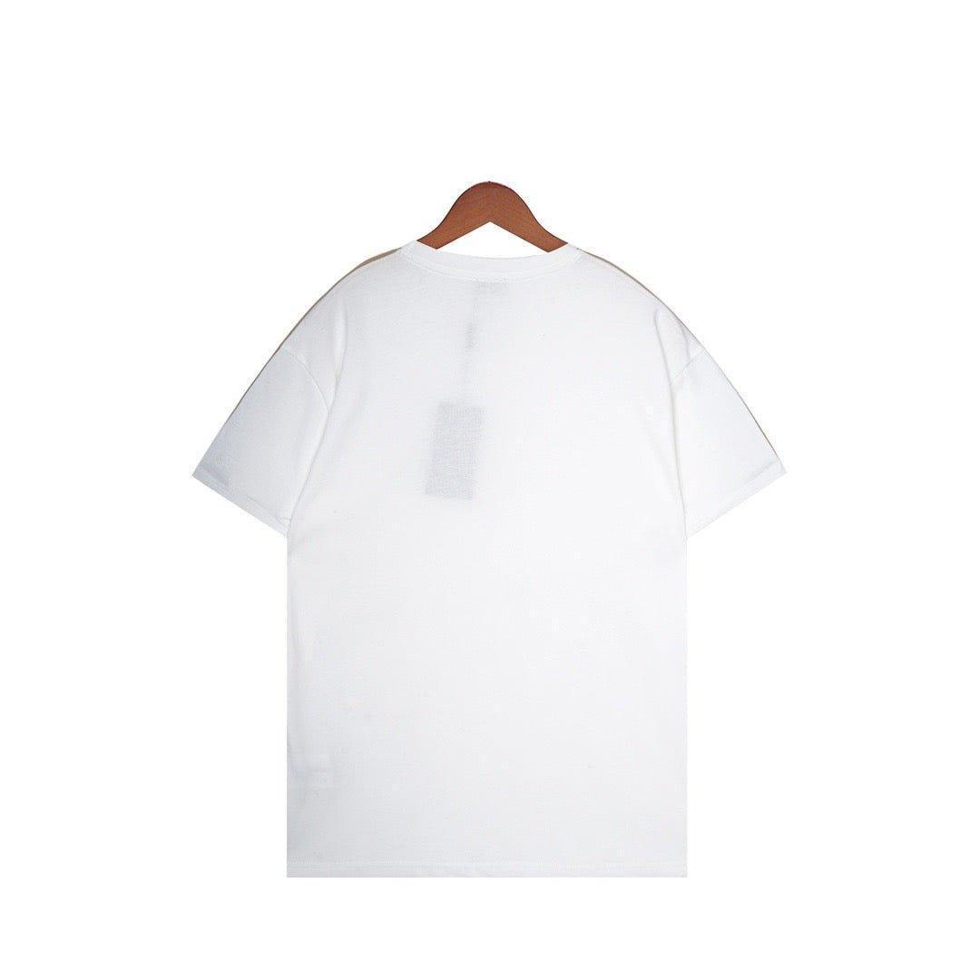 Fendi T-Shirt without Collar 'White & Brown' - SleekGait