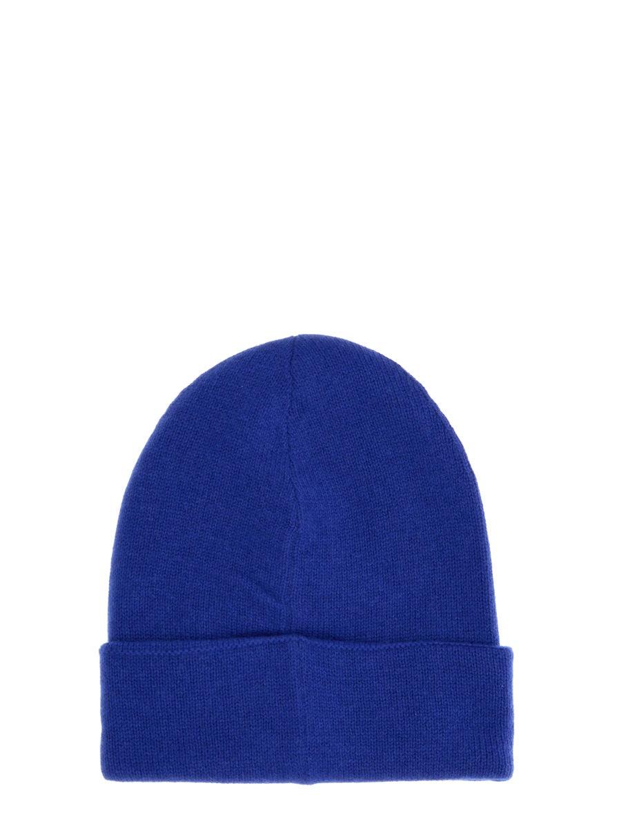 ALEXANDER MCQUEEN Ribbed Knit Logo Hat for Men - FW22 Collection - SleekGait