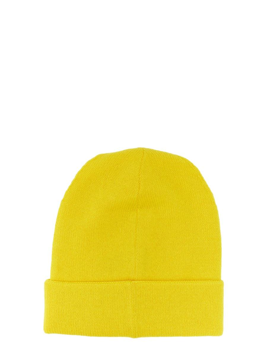 ALEXANDER MCQUEEN Ribbed Knit Logo Hat for Men - FW22 Collection - SleekGait